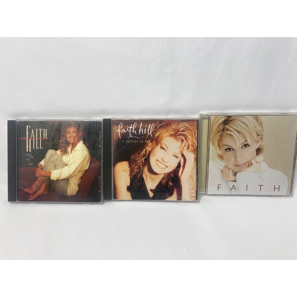 Faith Hill Lot of 3 CDs | Faith It Matters to Me Take Me As I Am